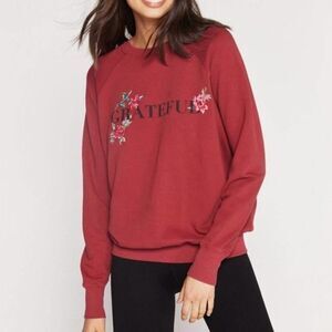 SPIRITUAL GANGSTER Embroidered Grateful Sweatshirt 